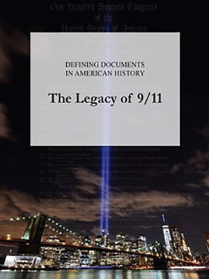 cover image of Defining Documents of American History: The Legacy of 9/11